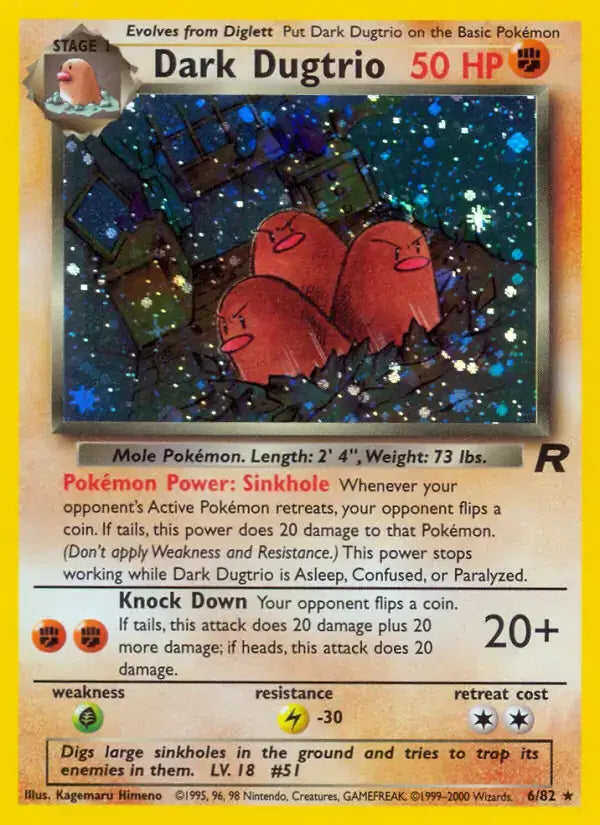 #006 Dark Dugtrio