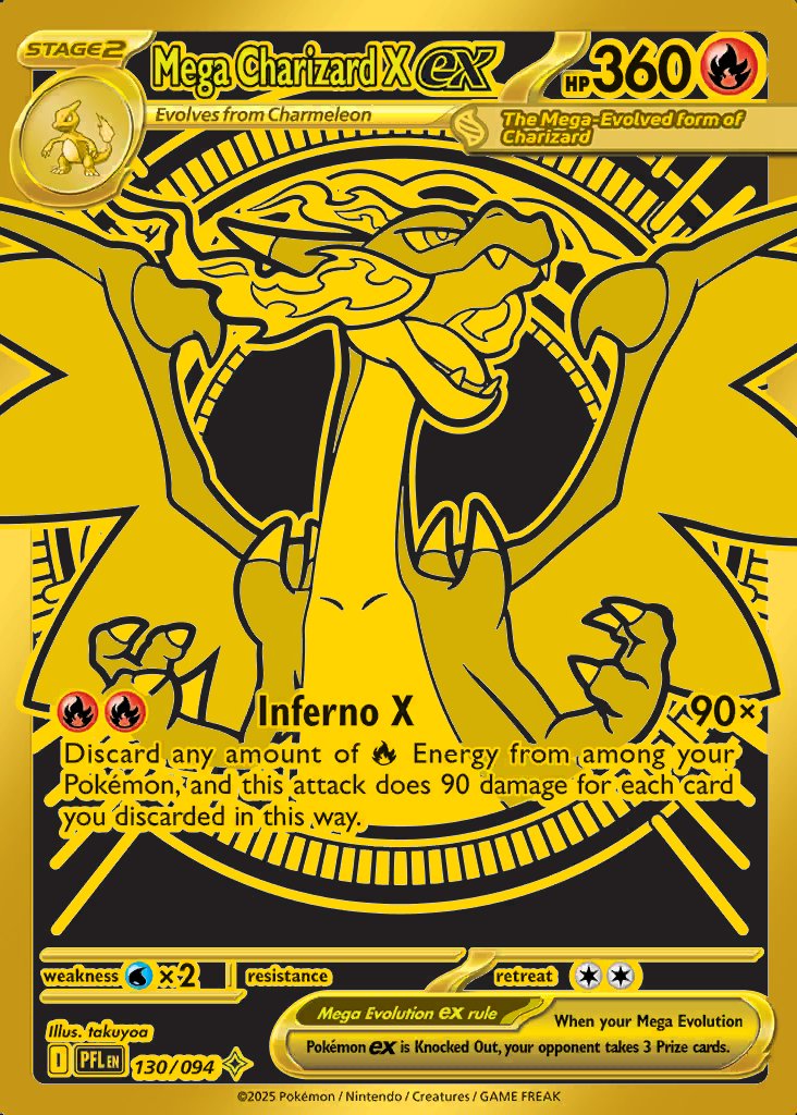 #130 Mega Charizard X EX
