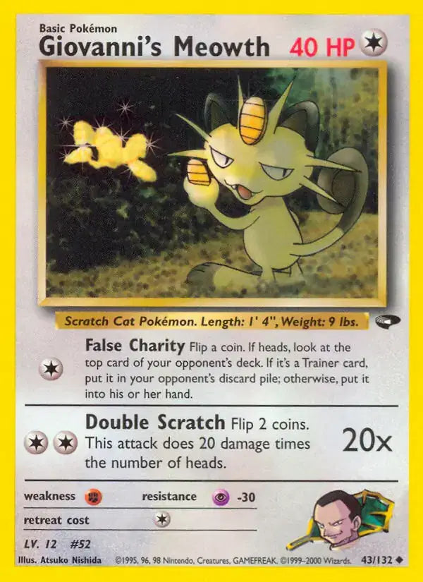 #043 Giovanni's Meowth