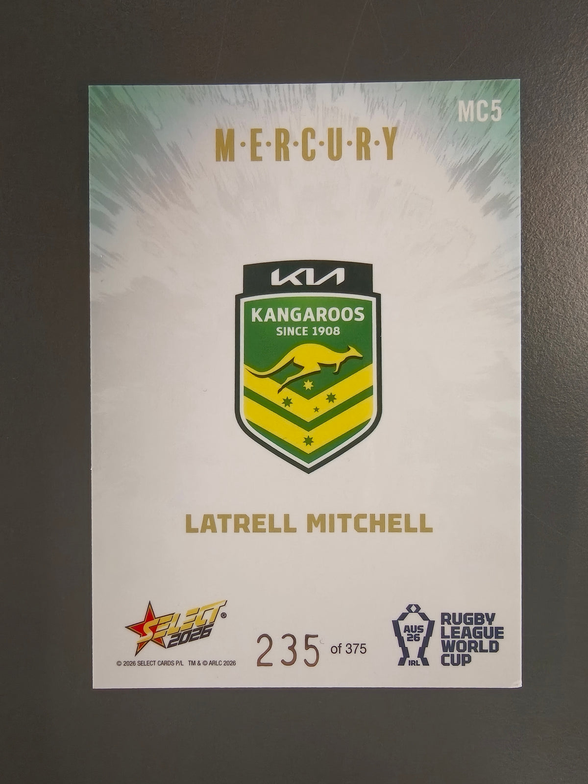 Larrell Mitchell NRL #235/375