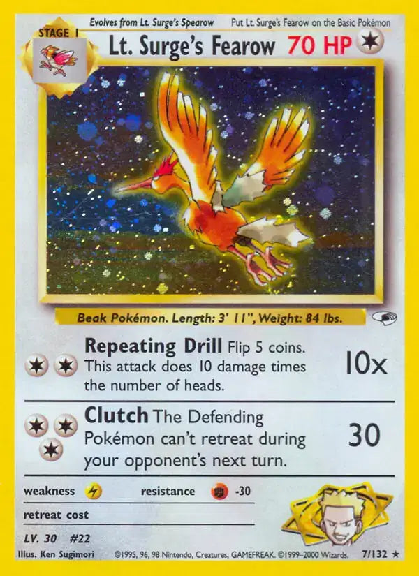 #007 Lt. Surge's Fearow