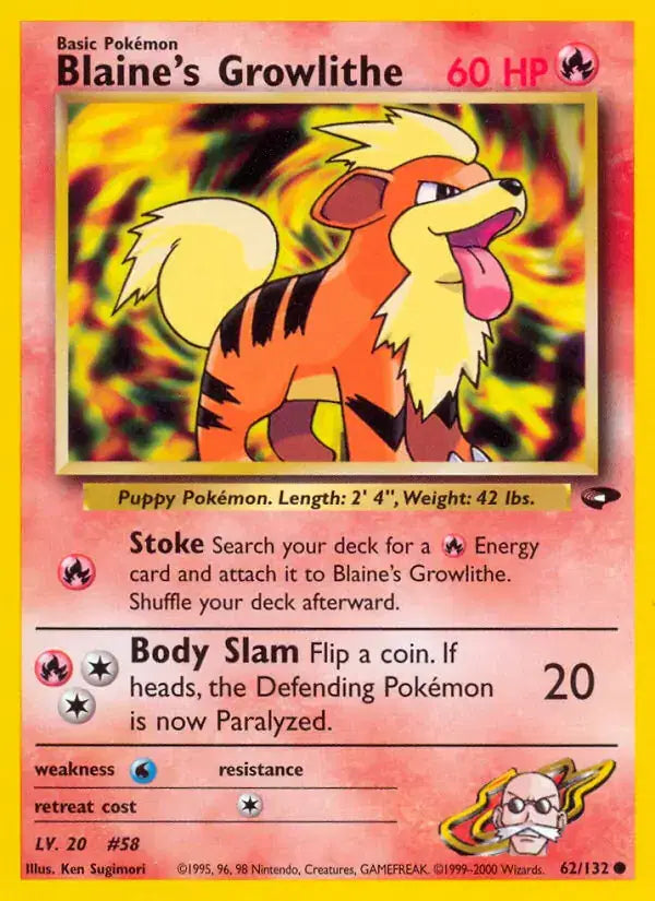 #062 Blaine's Growlithe