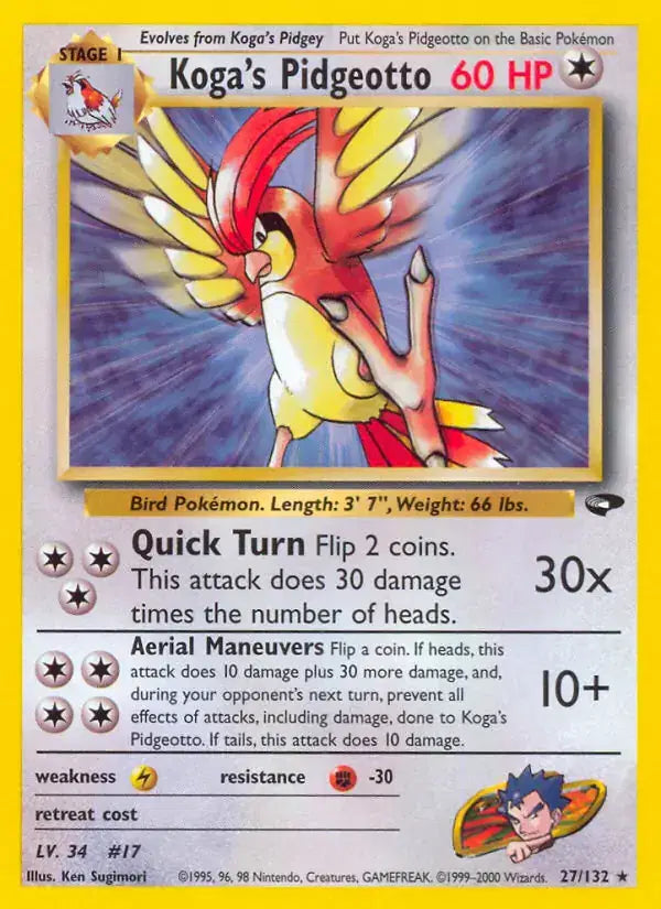 #027 Koga's Pidgeotto