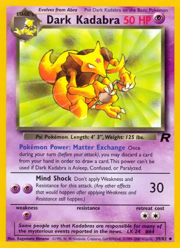#039 Dark kadabra