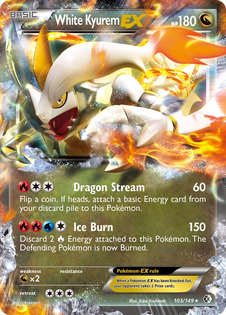 #103 White Kyurem-EX