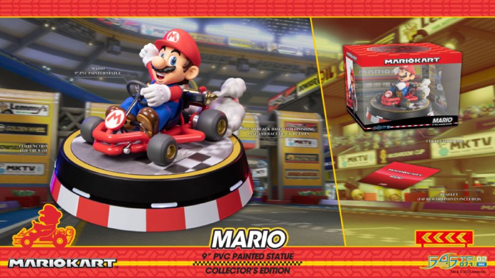 Super Mario – Mario Kart PVC Statue (Collector’s Edition)