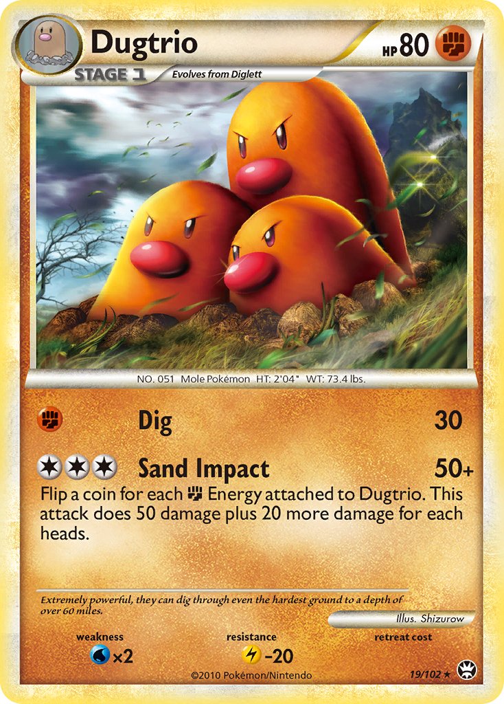 #019 Dugtrio