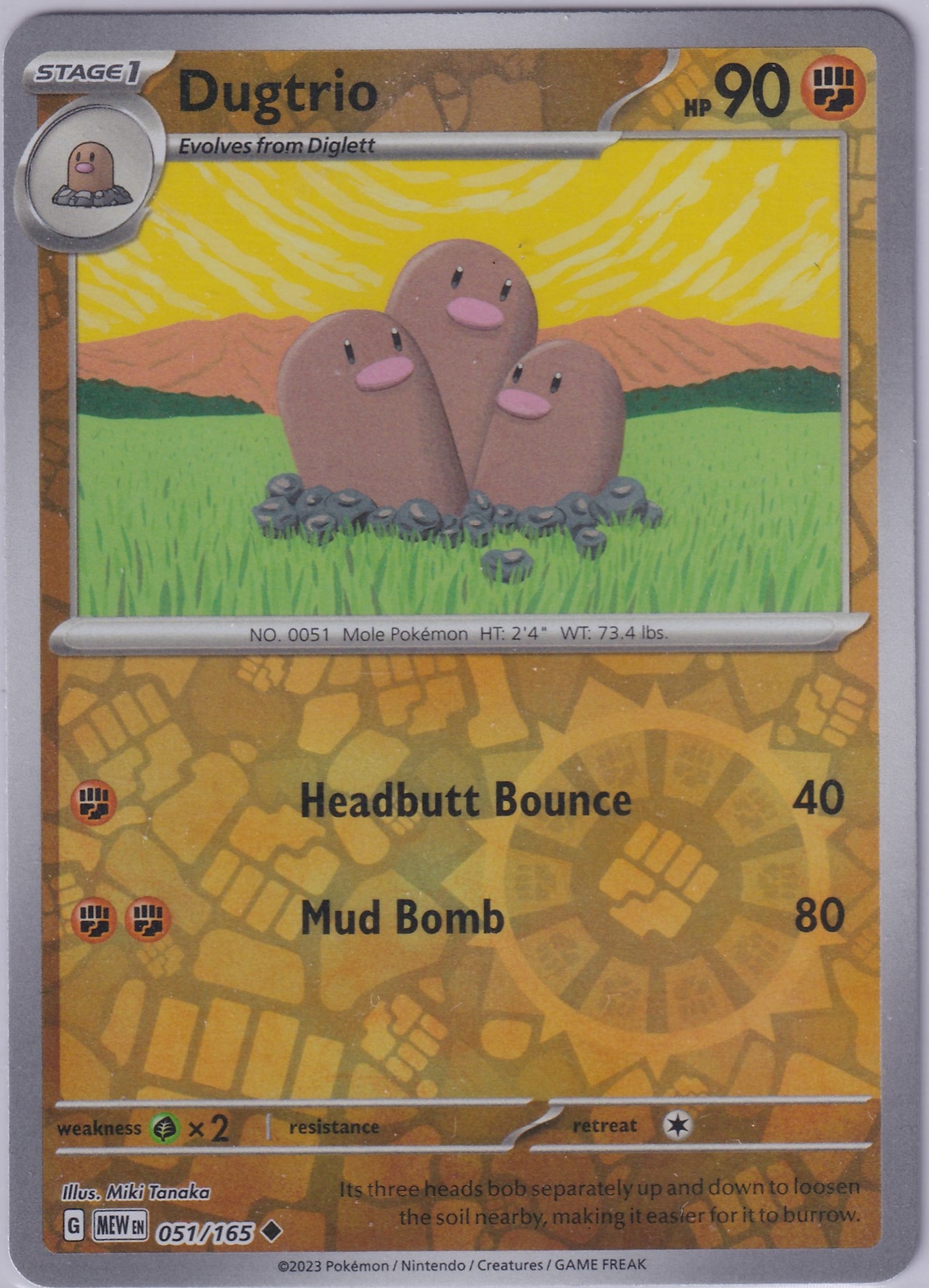 #051 Dugtrio
