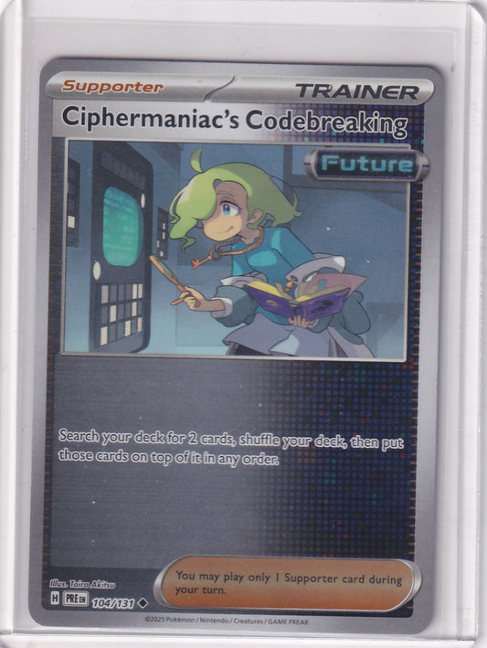 #104 Cipgermaniac's Codebreaking