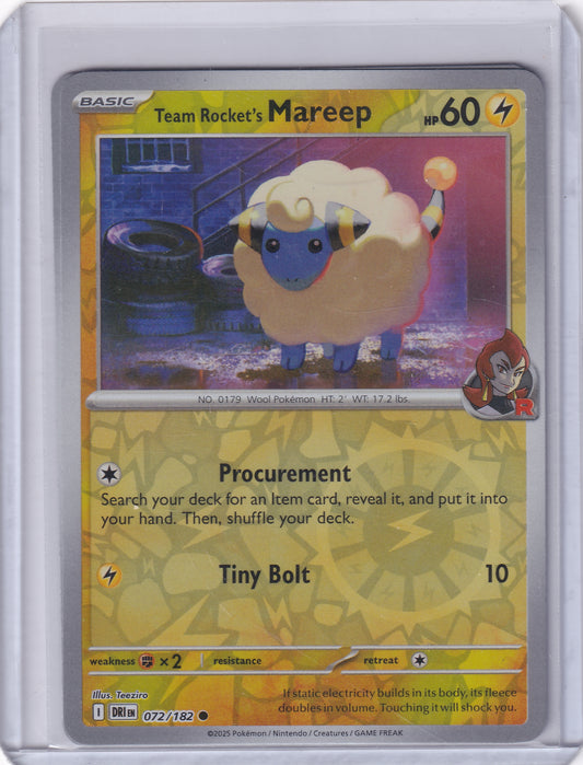#072 Team Rocket's Mareep