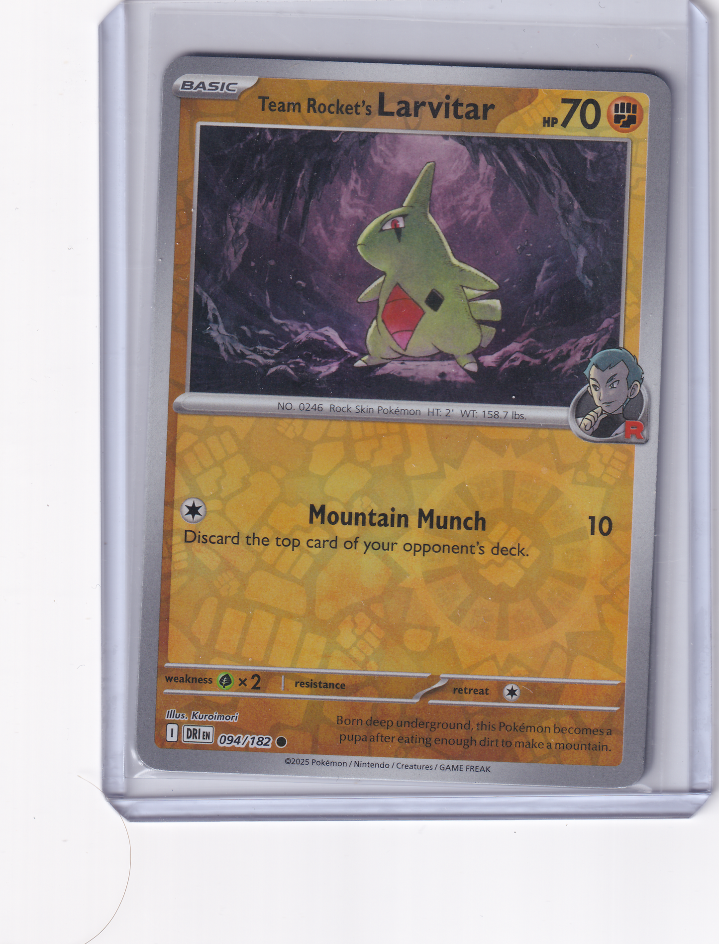 #094 Team Rocket's Larvitar