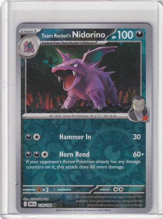 #118 Team Rocket's Nidorino