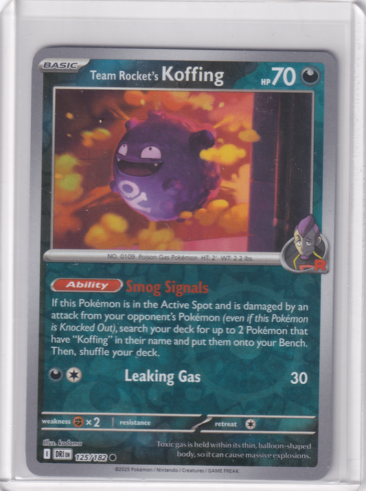 #125 Team Rocket's Koffing