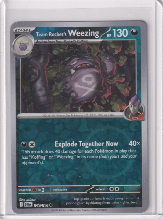 #126 Team Rocket's Weezing