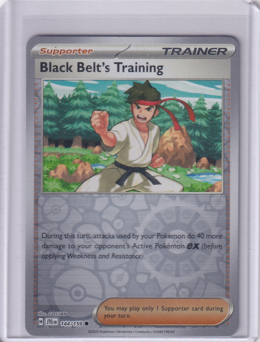 #144 Black Belt's Training