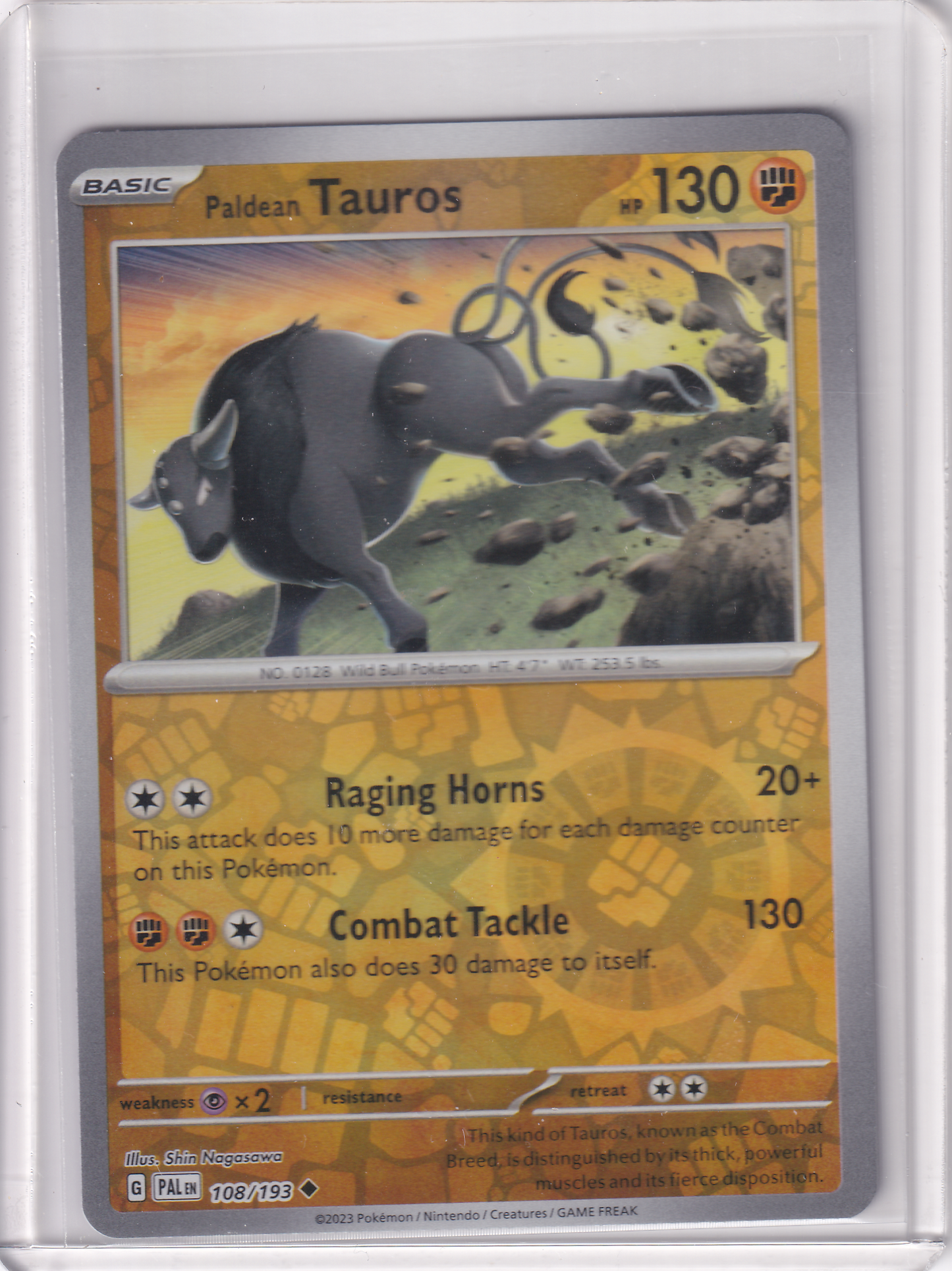 #108 Paldean Tauros