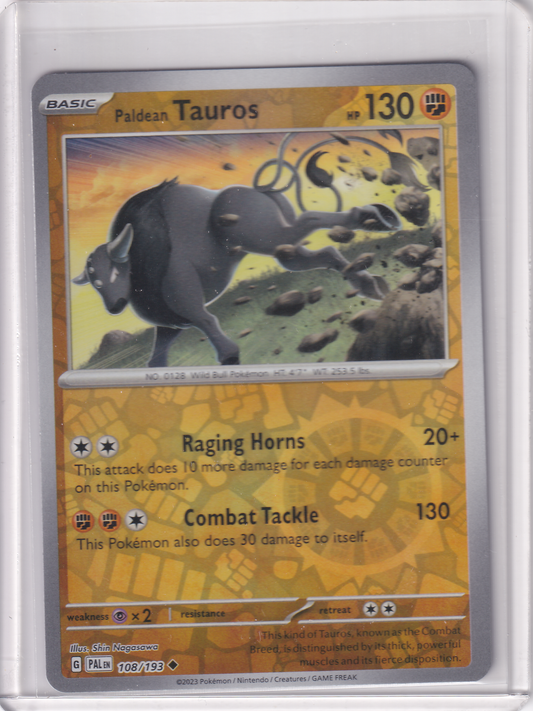 #108 Paldean Tauros