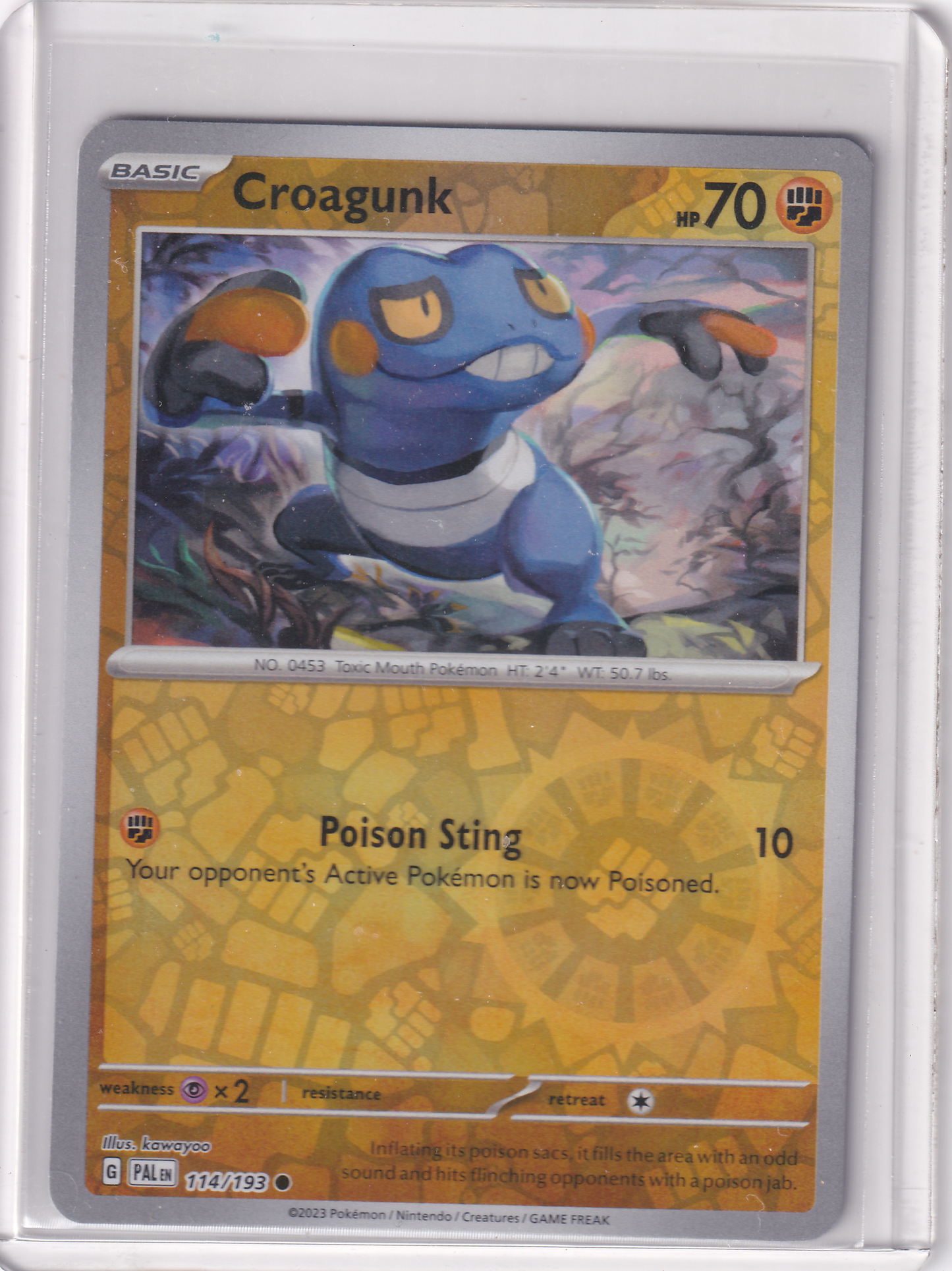 #114 Croagunk