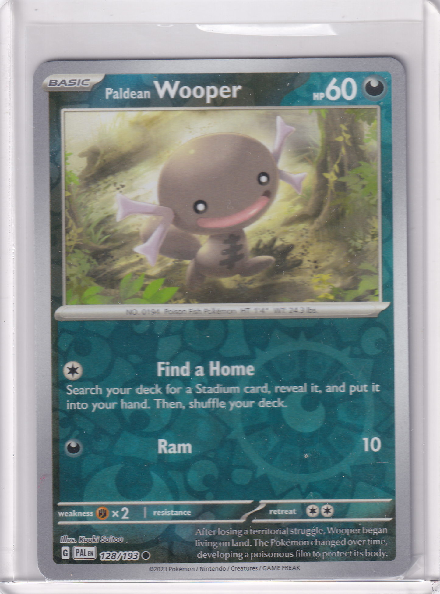 #128 Paldean Wooper