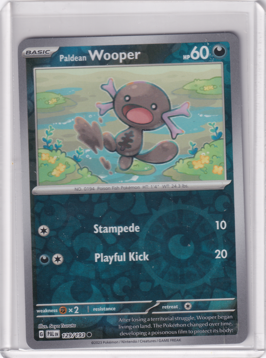 #129 Paldean Wooper