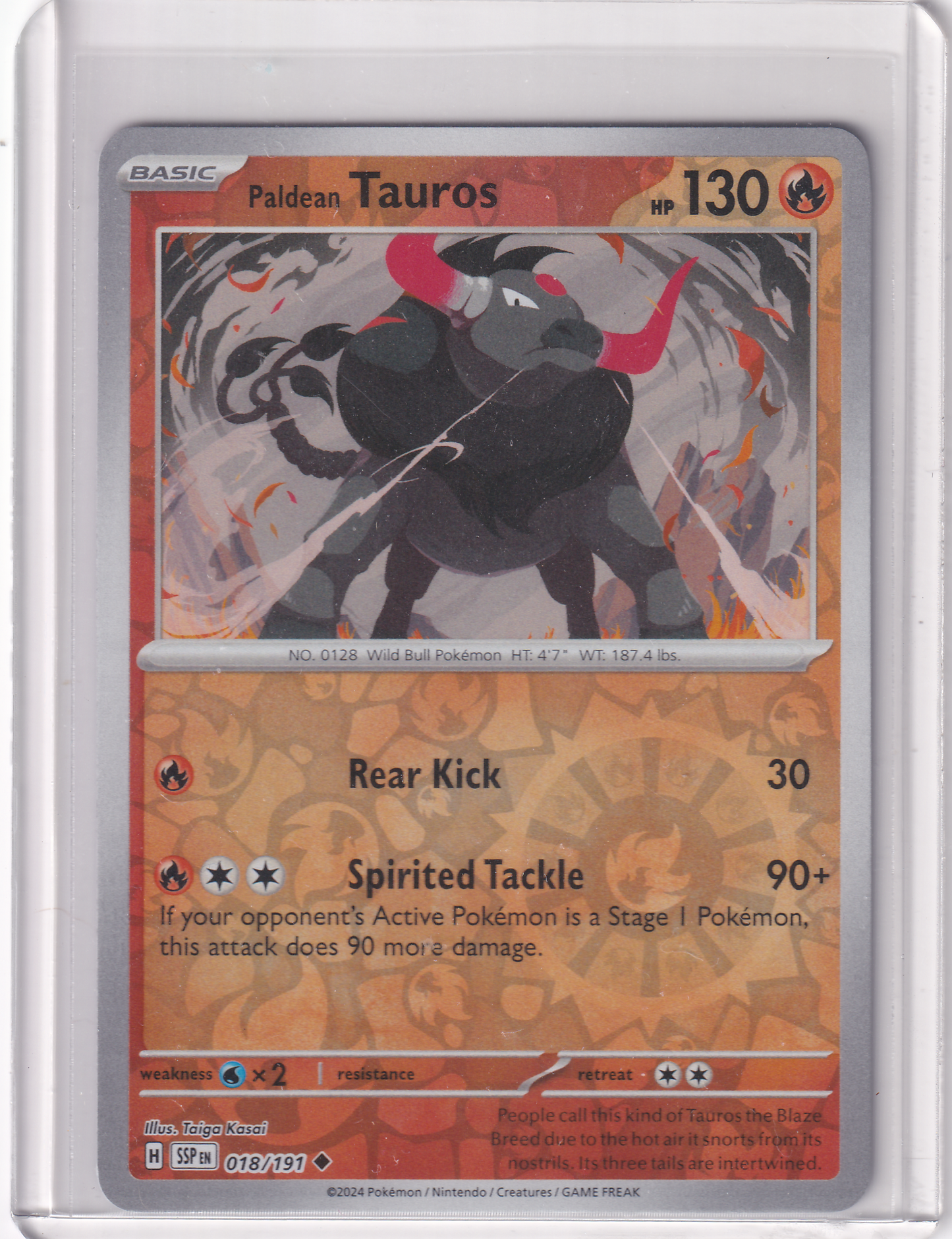 #018 Paldean Tauros
