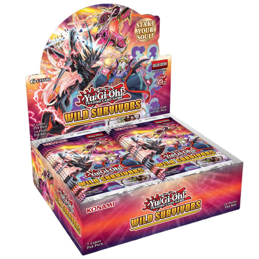 Yu-Gi-Oh! - Wild Survivors Card Game Booster Box (24 Packs)