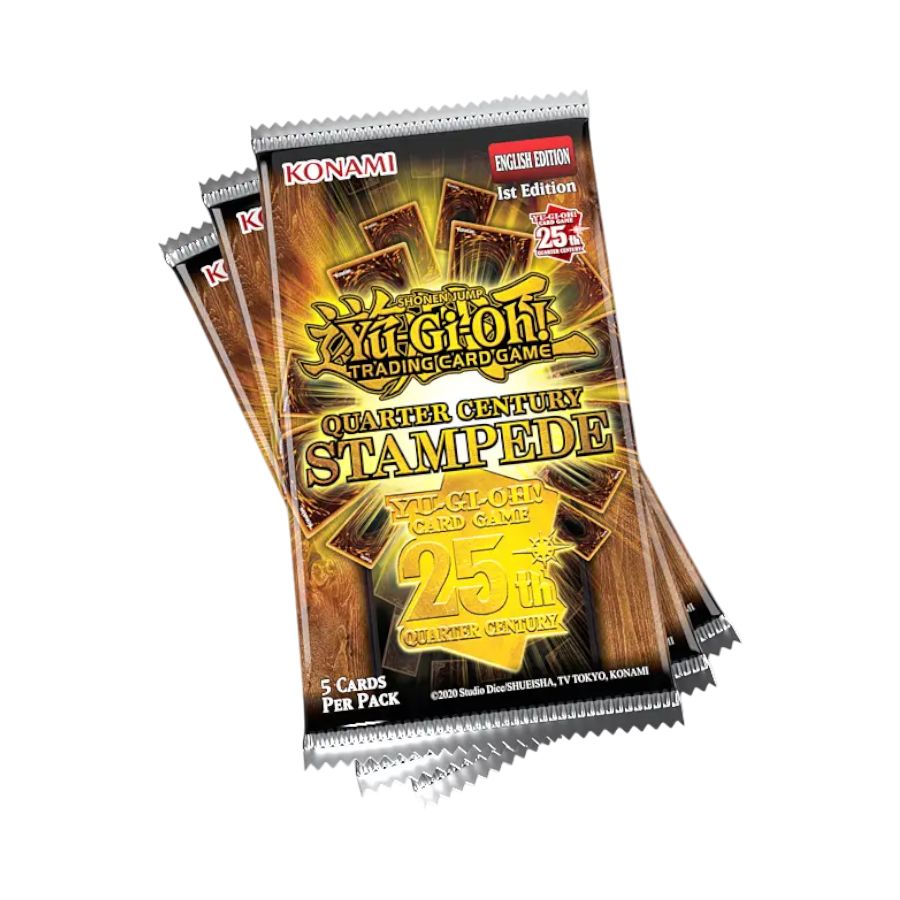 Yu-Gi-Oh! – Quarter Century Stampede Tuckbox (3 Pack)