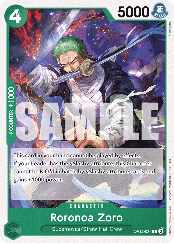 #036 Roronoa Zoro