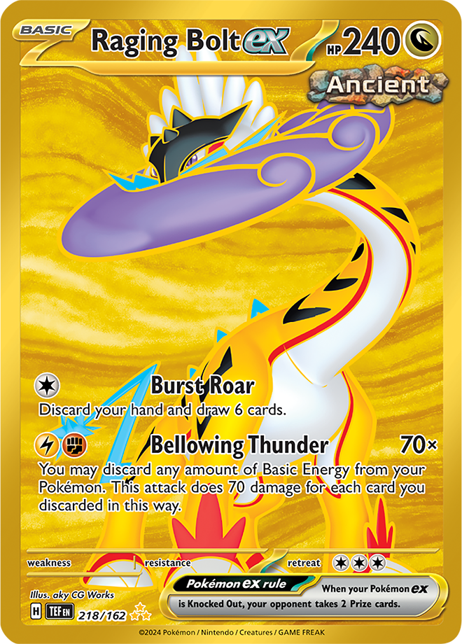 #218 Raging Bolt EX