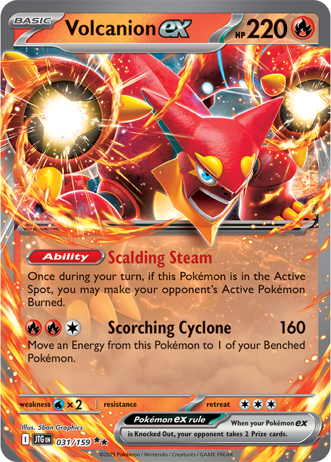 #031 Volcanion EX