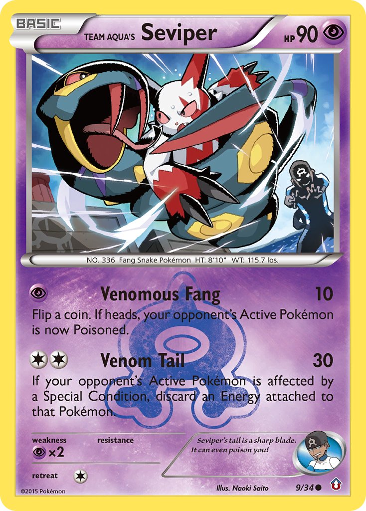 #009 Team Aqua's Seviper