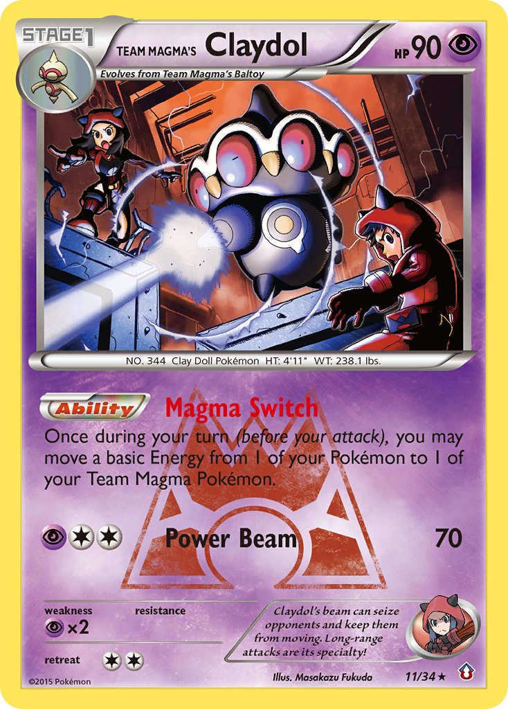#011 Team Magma's Claydol