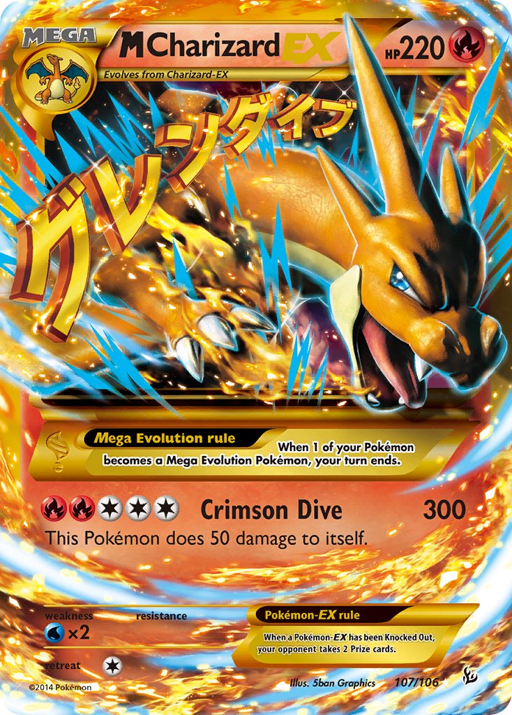 #107 Mega Charizard-EX