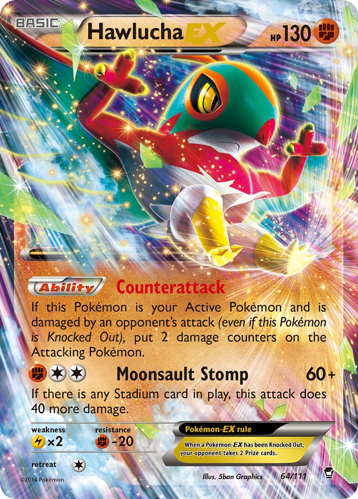 #064 Hawlucha-EX