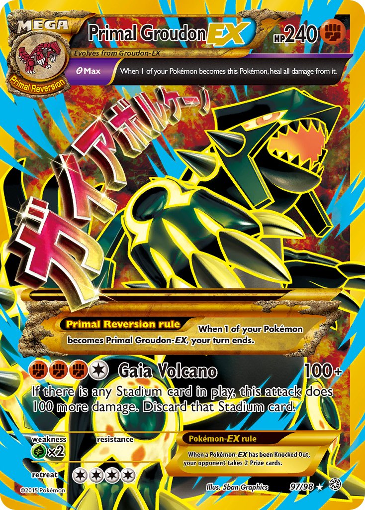 #097 Primal Groudon-EX