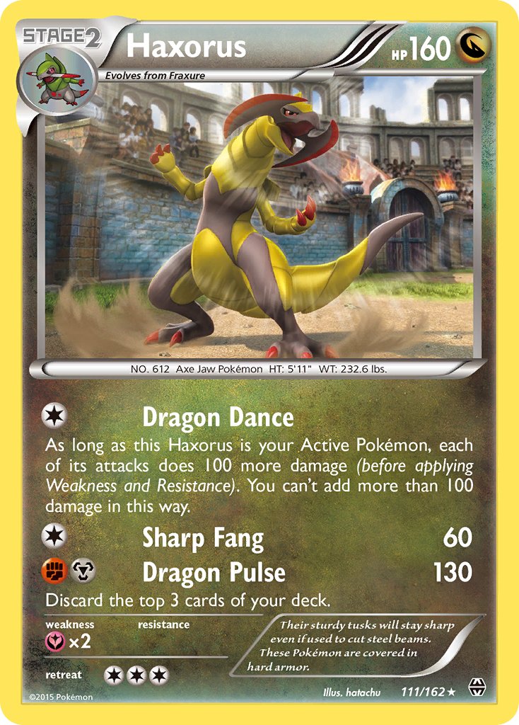 #111 Haxorus