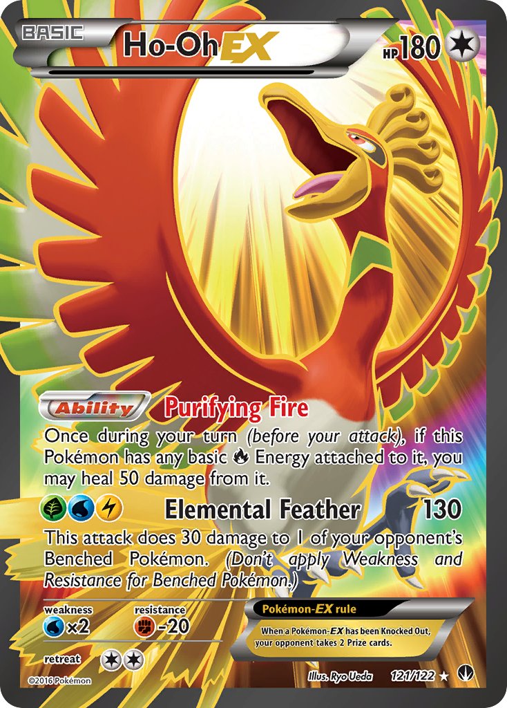 #121 Ho-Oh-EX