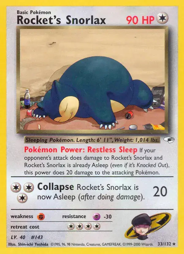 #033 Rocket's Snorlax