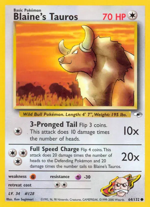 #064 Blaine's Tauros