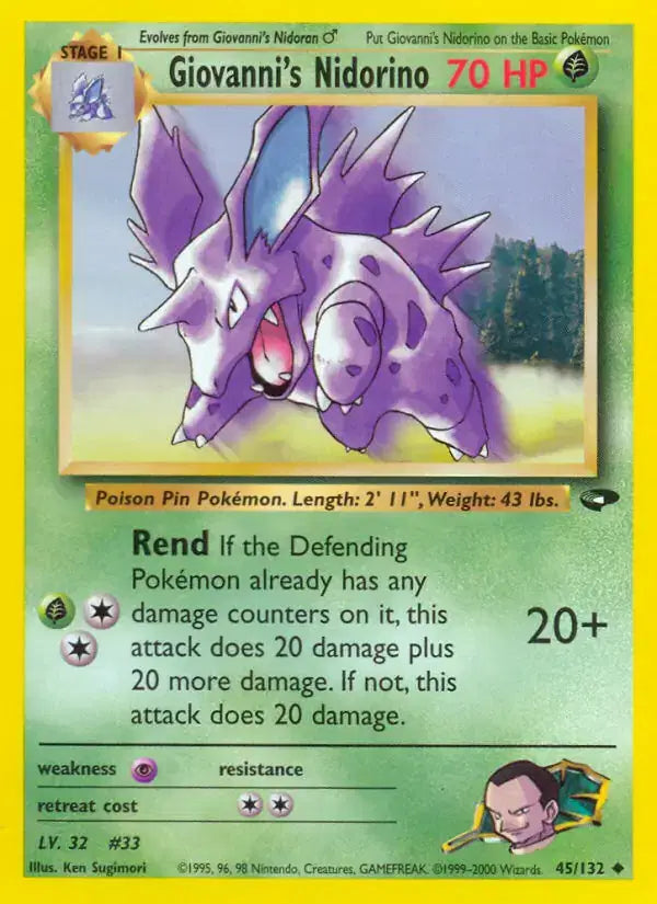 #045 Giovanni's Nidorino