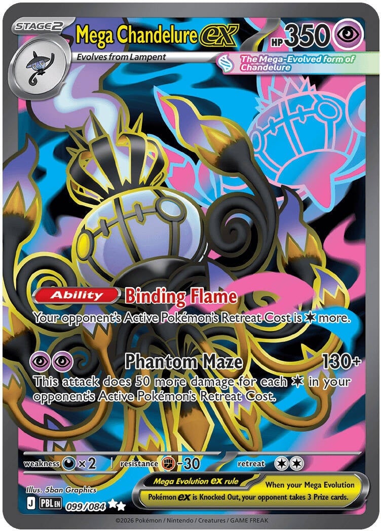 #099 Mega Chandelure ex