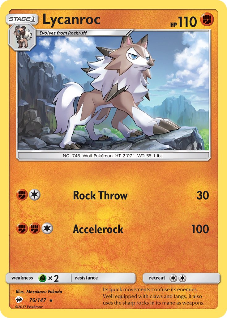 #076 Lycanroc