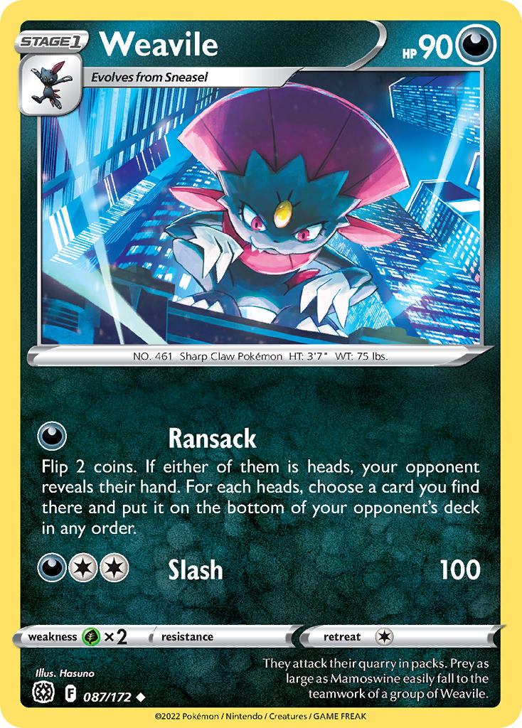 #087 Weavile
