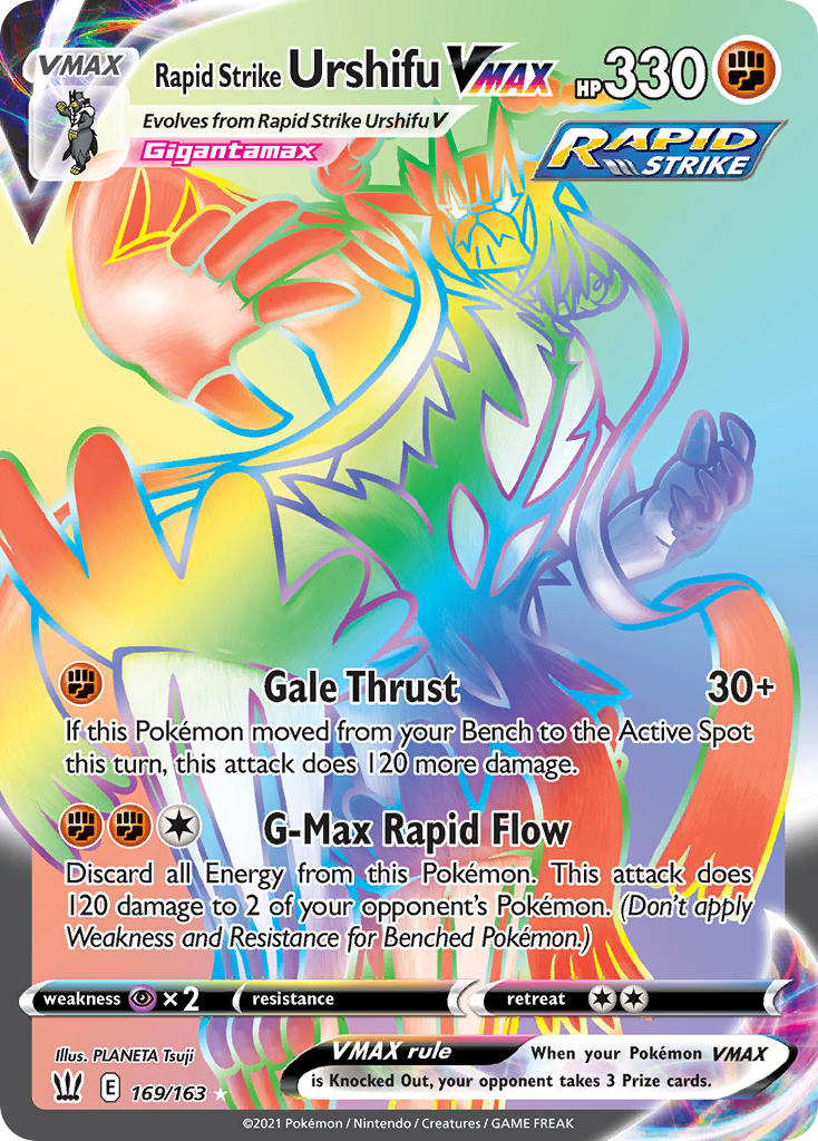 #169 Rapid Strike Urshifu VMAX