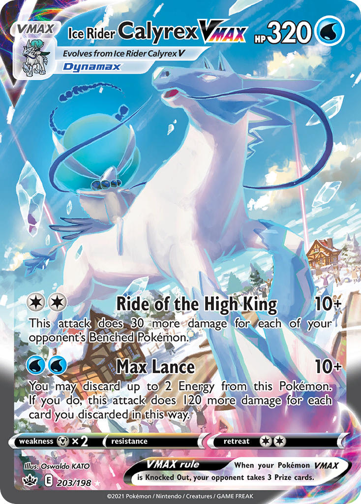 #203 Ice Rider Calyrex VMAX