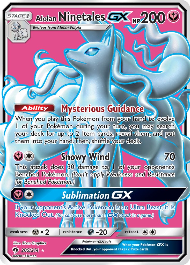 #205 Alolan Ninetales-GX