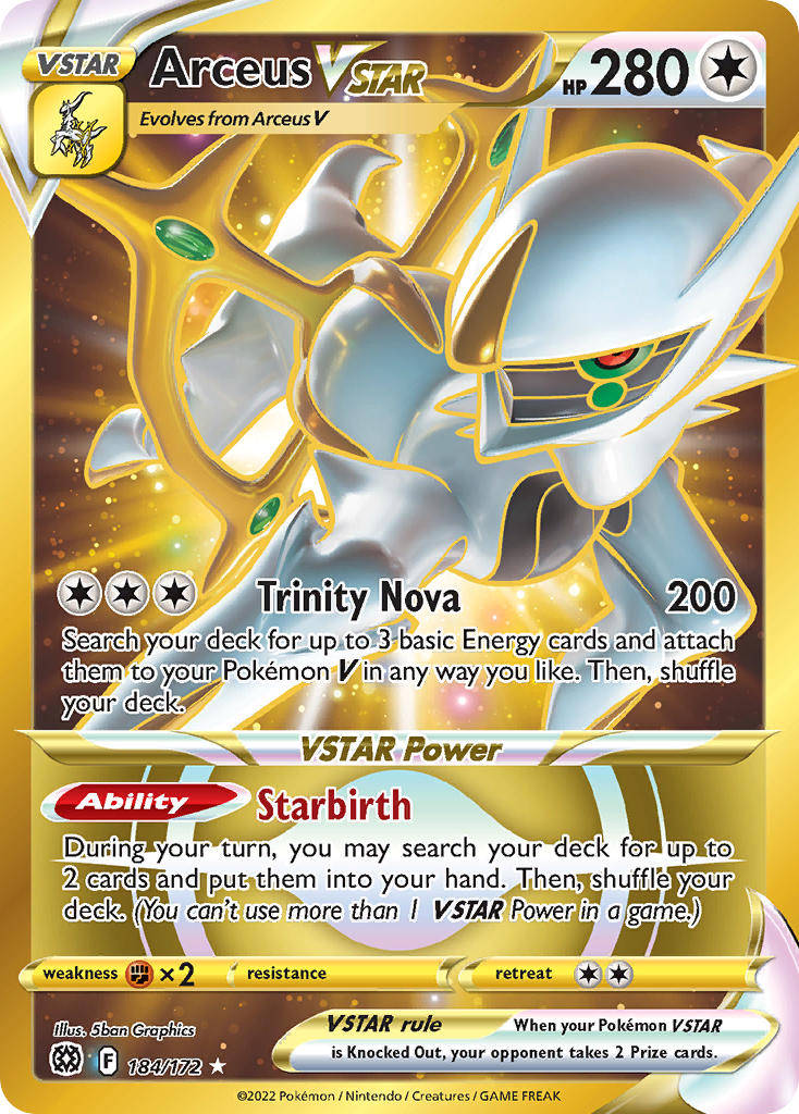 #184 Arceus VSTAR