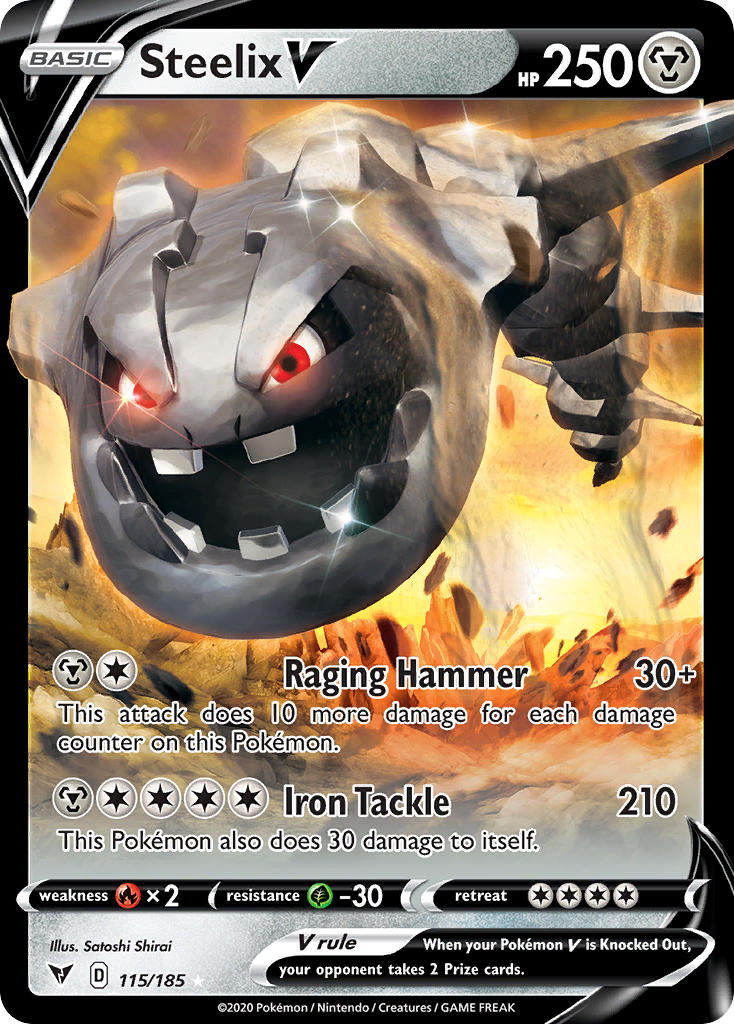 #115 Steelix V