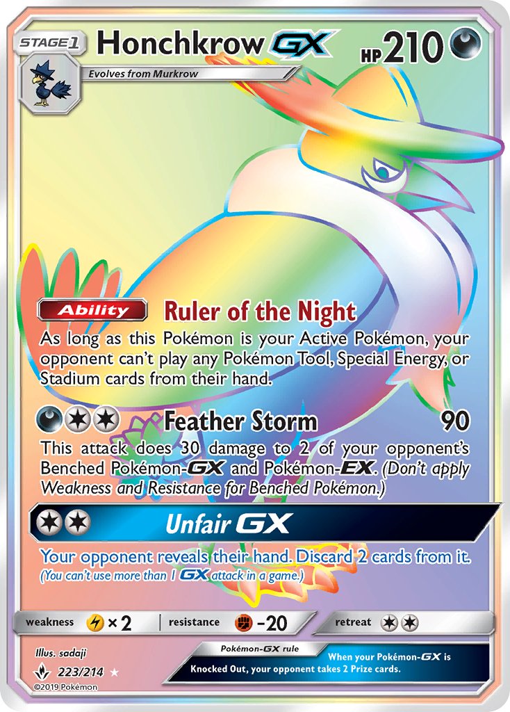 #223 Honchkrow-GX