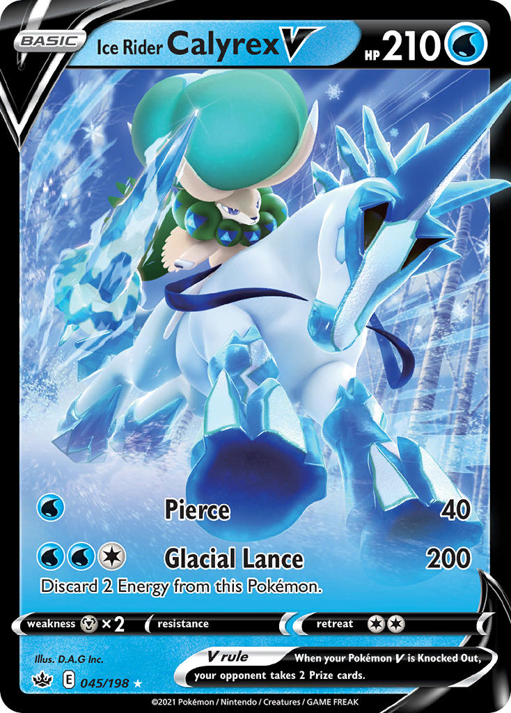 #045 Ice Rider Calyrex V